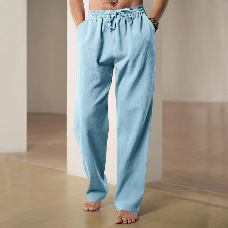 ROSSI ROMA | PANTALONI IN LINO IBIZA