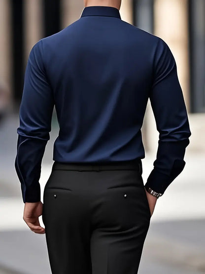 ROSSI ROMA™ | CAMICIA TRASPIRANTE A MANICHE LUNGHE