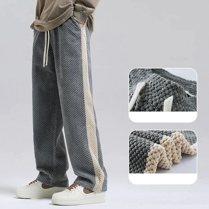 CORRADO | JOGGER IN VELLUTO A COSTE CON STILE
