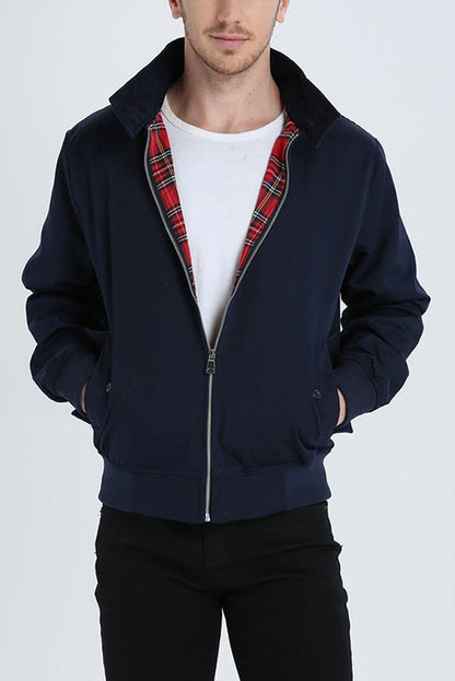 ADELMO | GIACCA CLASSICA CON FODERA TARTAN