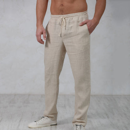 GIORGIO | PANTALONE DI LINO LEGGERO DA UOMO