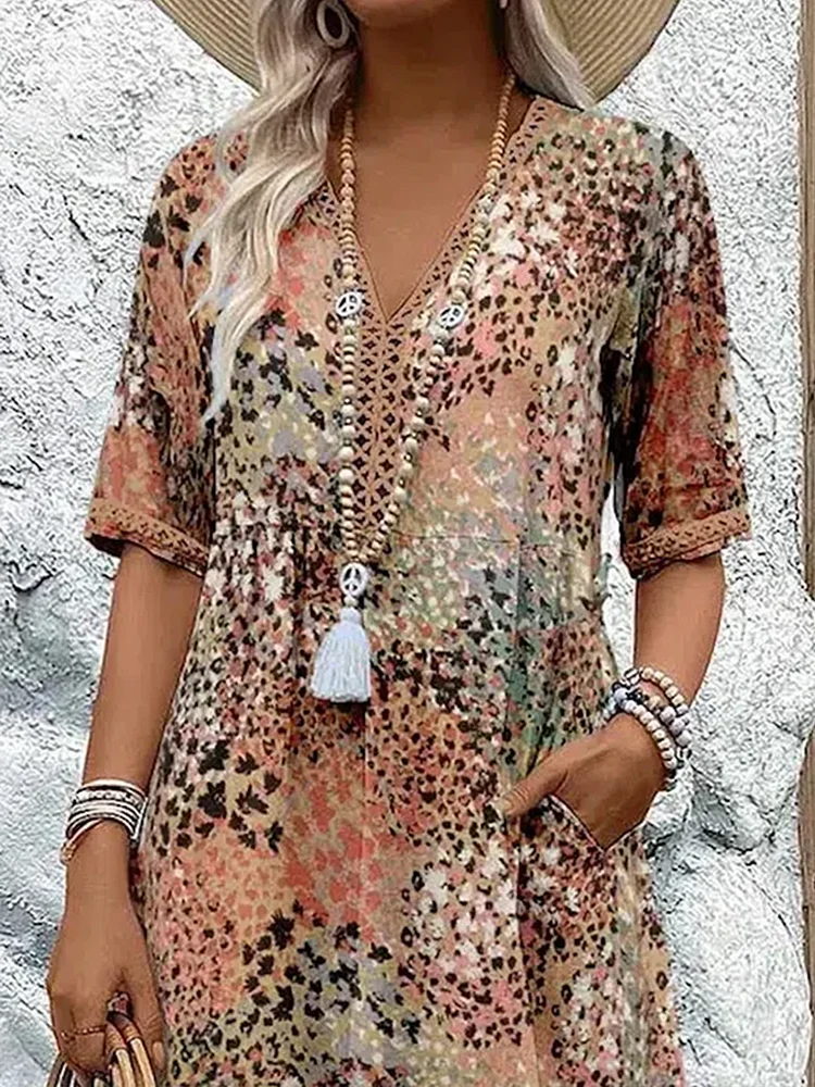 Colette™ | Abito midi vibrante
