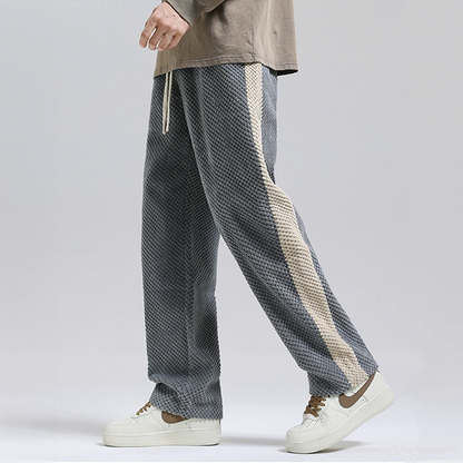 CORRADO | JOGGER IN VELLUTO A COSTE CON STILE
