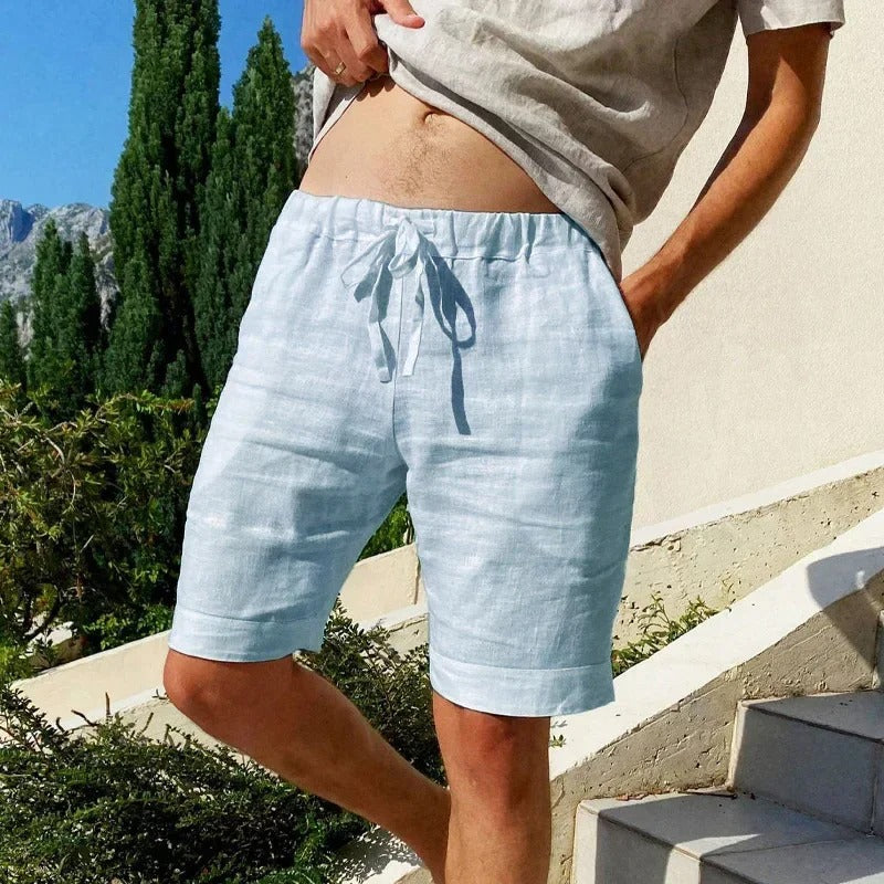 GIANNI | PANTALONCINI IN LINO E COTONE