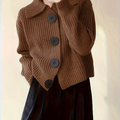 Chiara™ – Cardigan a maglia con maxi bottoni