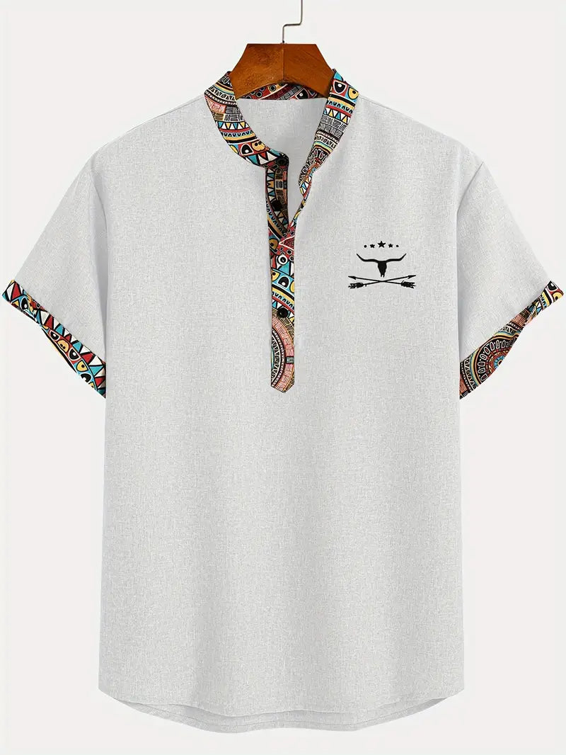 SALVATORE | CAMICIA ELEGANTE A MANICHE CORTE