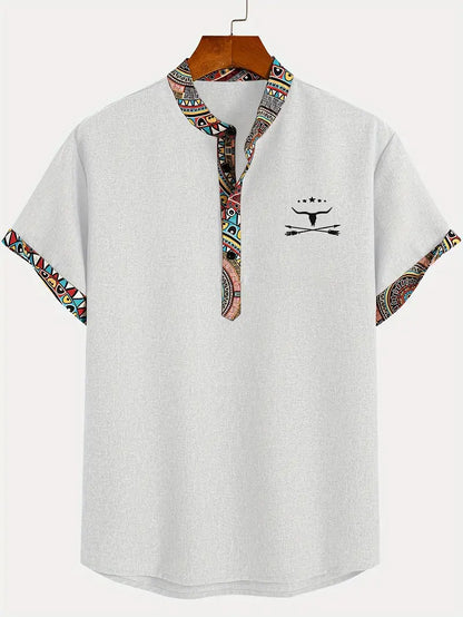 SALVATORE | CAMICIA ELEGANTE A MANICHE CORTE