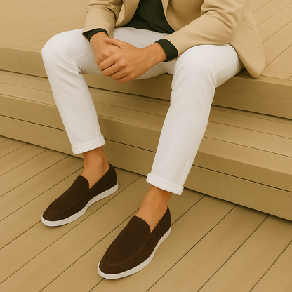 MOCASSINI IN PELLE SCAMOSCIATA PREMIUM