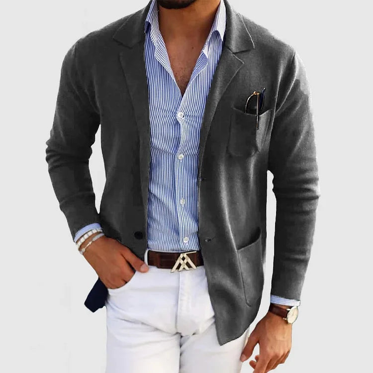 ROSSI ROMA | LUSSUOSO BLAZER DA UOMO IN MORBIDO MATERIALE