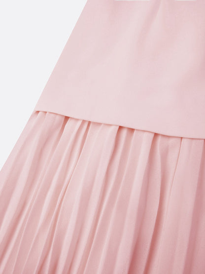 ELVIRA™ | Vestito lungo plissettato di design