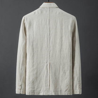 MAURIZIO | BLAZER IN LINO E COTONE
