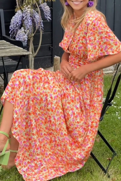 Mariella™ | Abito Lungo Floreale con Stile Romantico e Leggero