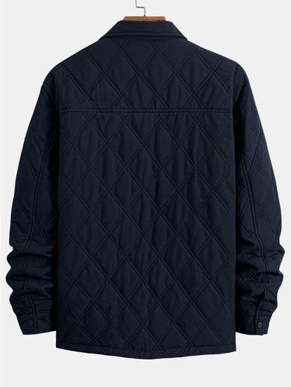 STILE RICAMATO: CAMICIA QUILT CON BOTTONI
