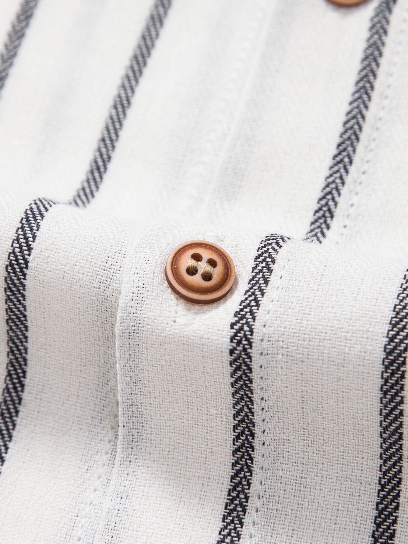 CAMICIA A RIGHE IN MISTO COTONE CON BOTTONI
