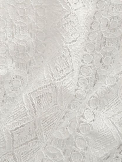 CAMICIA CUBANA CON TEXTURA GEOMETRICA