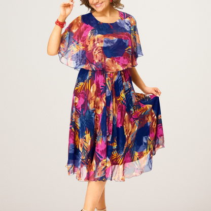 Ayala™ | Abito in Chiffon Comodo Taglie Forti