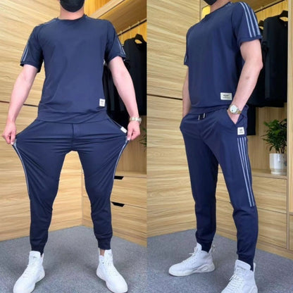 ROSSI ROMA | COMPLETO DA UOMO IN MATERIALE DI LUSSO CON STRETCH