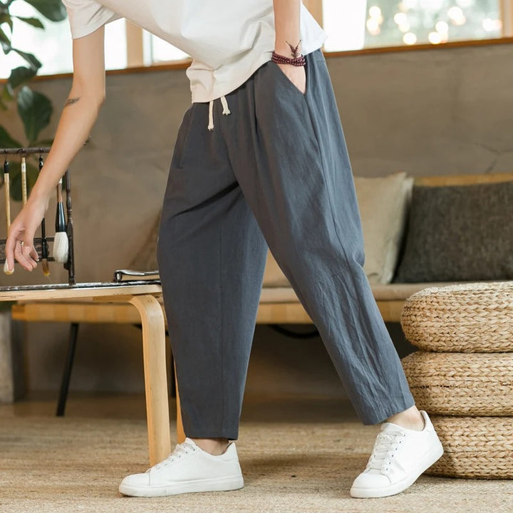 SAMUELE | PANTALONI ESTIVI IN LINO