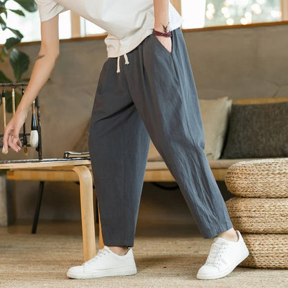 SAMUELE | PANTALONI ESTIVI IN LINO
