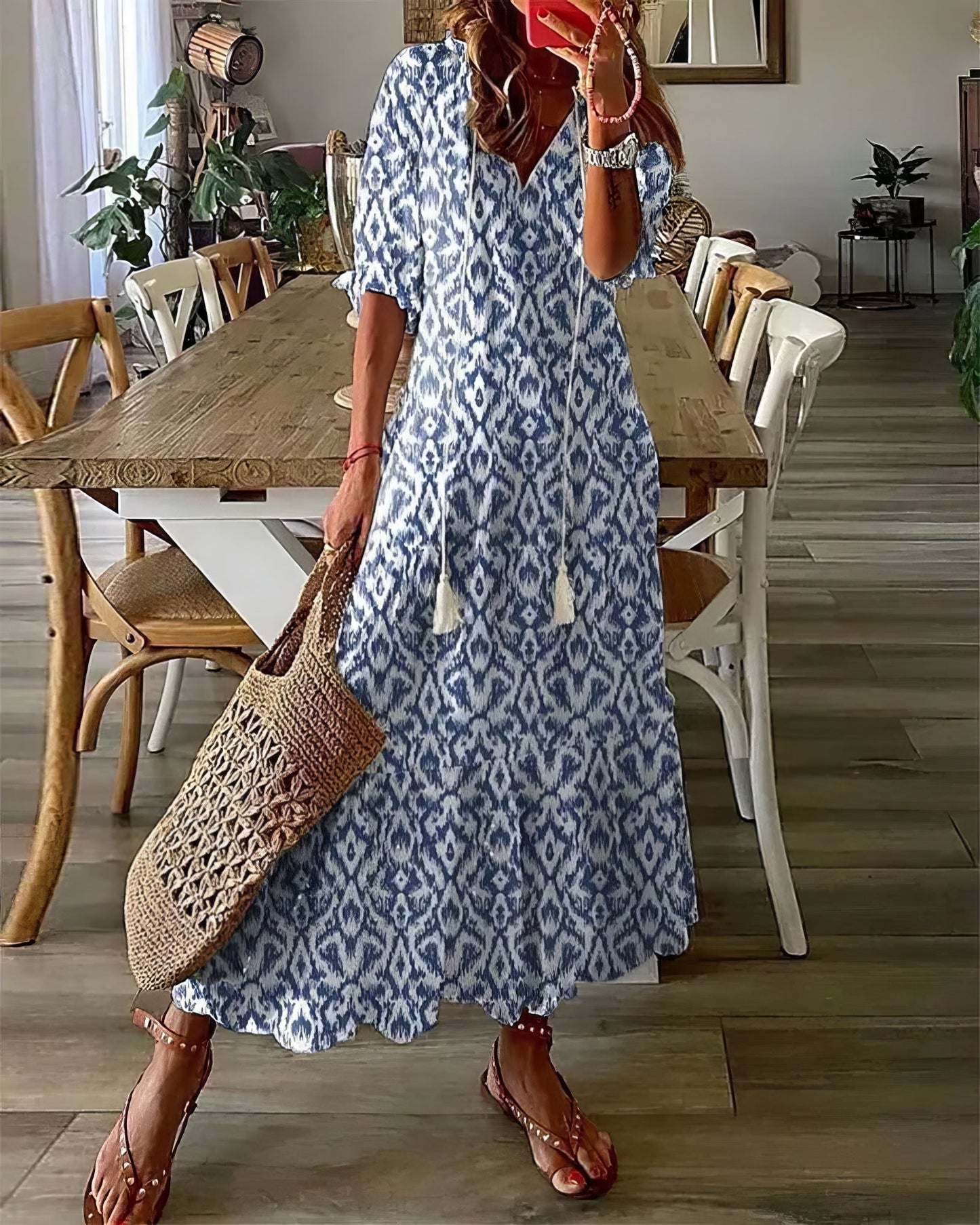 Élodie™ | Vestito Bohemien Lusinghiero e Comodo